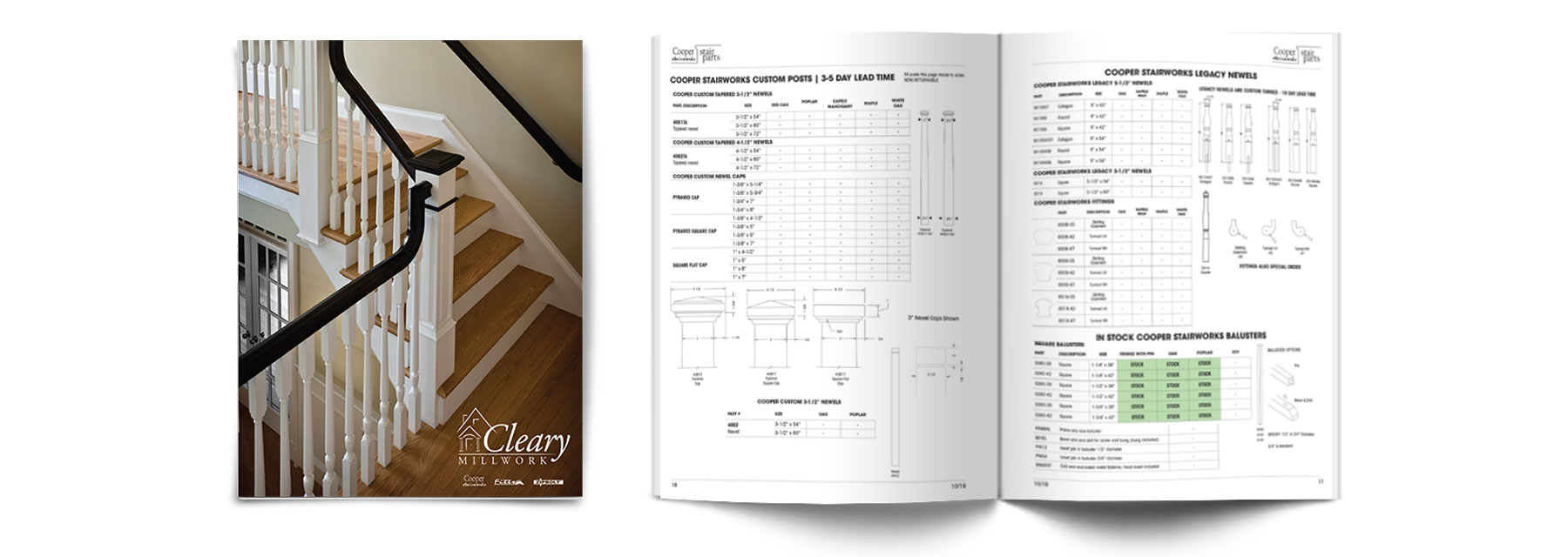 Cleary Wholesale Stock Stair Catalog