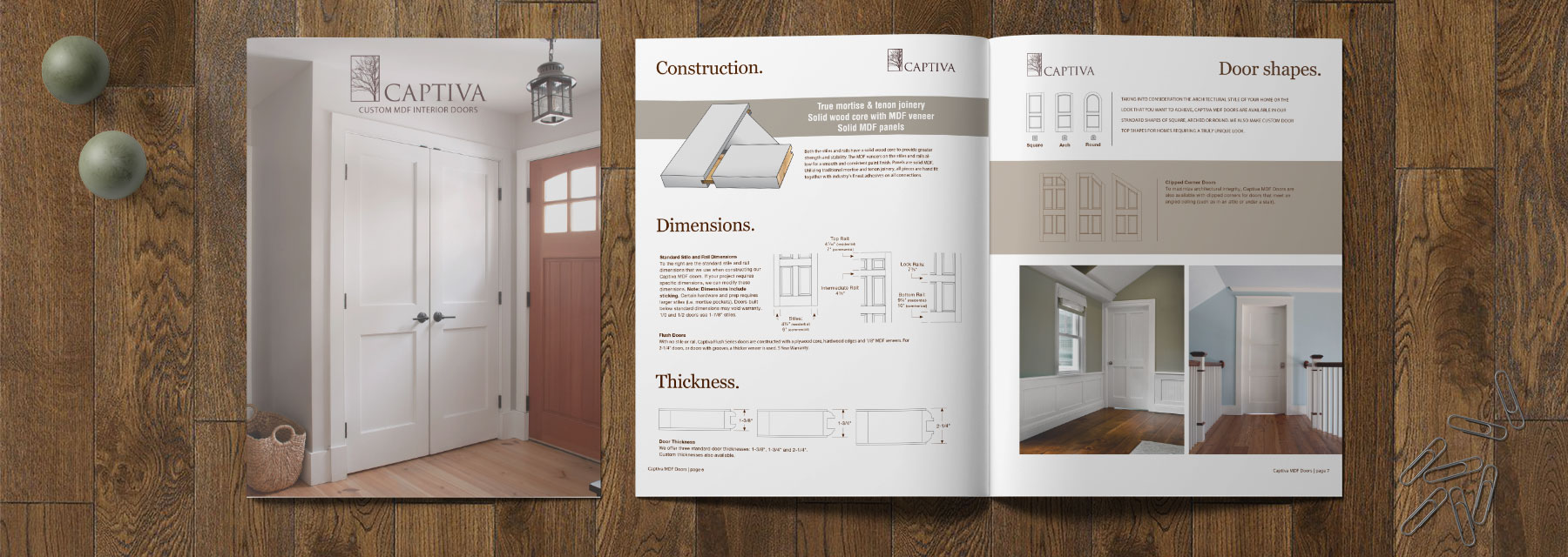 Captiva Custom MDF Door Brochure